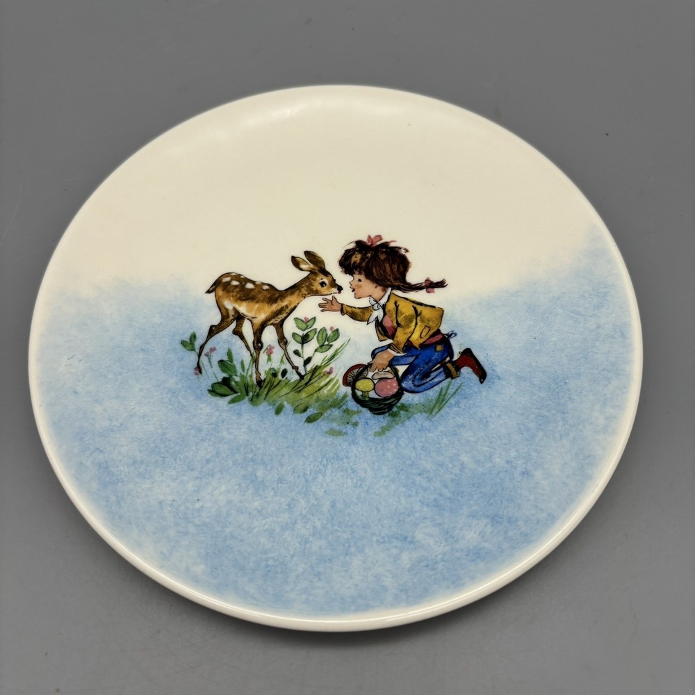 Vintage Knowles Hand Painted Small‎ Plate